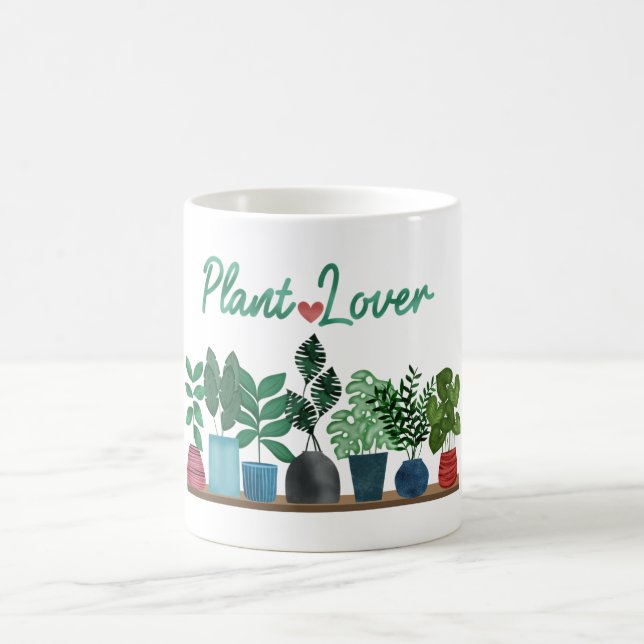Caneca De Café Amante de Plantas (Centro)