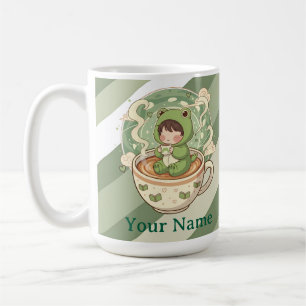 Caneca de Café Amante de Sapo Fofo