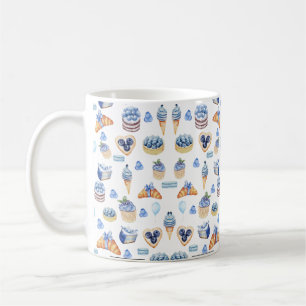 Caneca De Café Amante de Sobremesa de Mirtilo