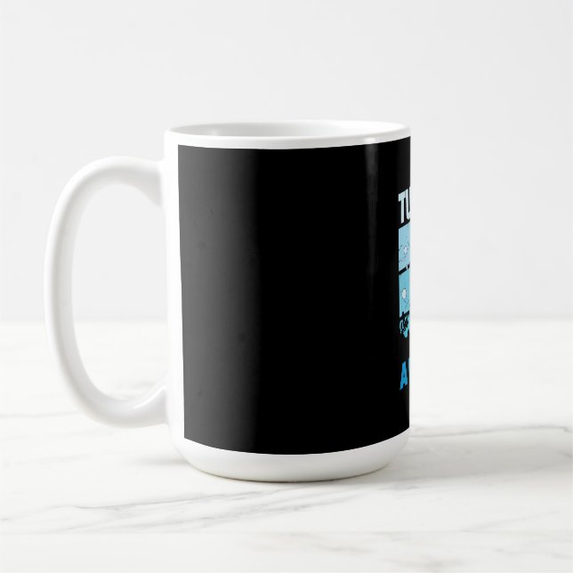 Caneca De Café Amante de Tartarugas | Totalmente Incrível (Esquerda)