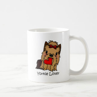 Caneca De Café Amante de Yorkie, yorkshire terrier