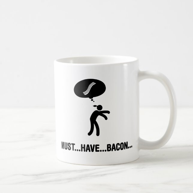 Caneca De Café Amante do bacon (Direita)