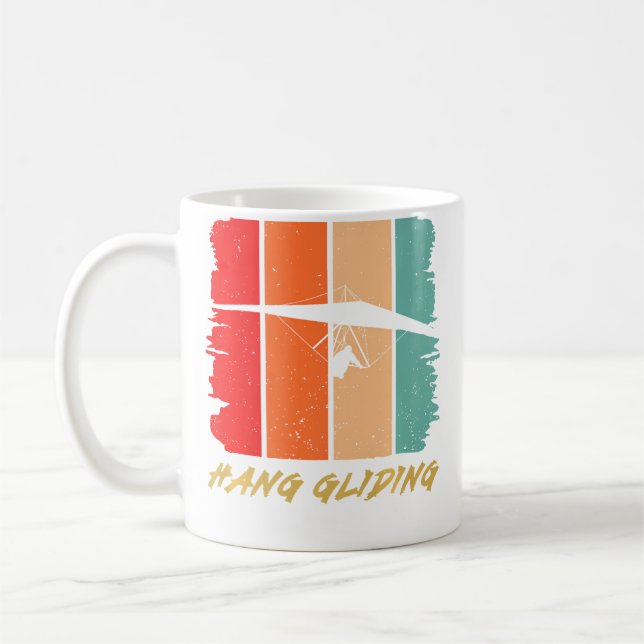 Caneca De Café Amante do Esporte de Asa Delta (Esquerda)