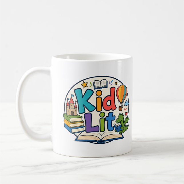 Caneca De Café Amante do Gênero Lit Infantil (Esquerda)