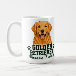 Caneca De Café 🐾 Amante do Golden Retriever 🐾