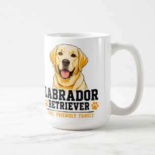 Caneca De Café 🐾 Amante do Labrador Retriever 🐾