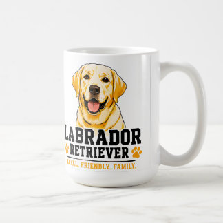 Caneca De Café 🐾 Amante do Labrador Retriever 🐾
