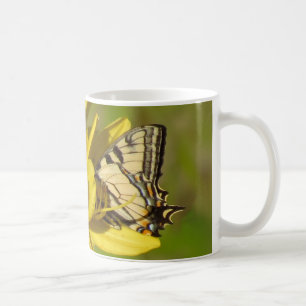 Caneca De Café Amante do lírio - borboleta em hemerocallis