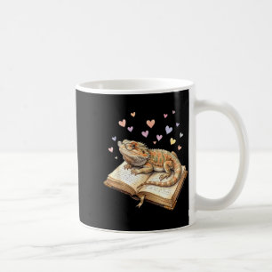 Caneca De Café Amante do livro de réptil dragão barbudo para meni