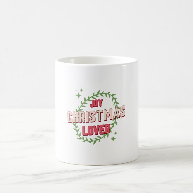 Caneca De Café Amante do Natal Alegre (Centro)