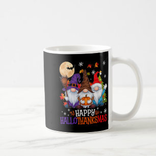 Caneca De Café Amante dos Gnomos Dia das Bruxas Natal Feliz Hallo