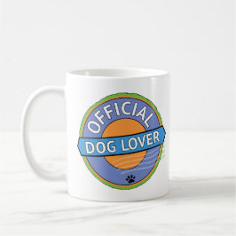 Caneca De Café Amante Oficial de Cães