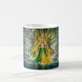 Caneca De Café Amante Sob a Árvore do Mundo – Magia Fantasia Ar