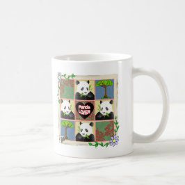 CANECA DE CAFÉ AMANTES DA PANDA - PRESENTES
