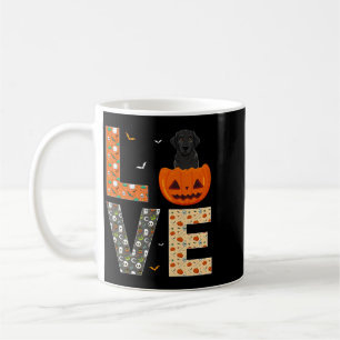Caneca De Café Amantes de Cães Labrador Preto Meninos Meninas Eng