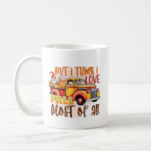 Caneca De Café Amantes de caminhões rurais no outono