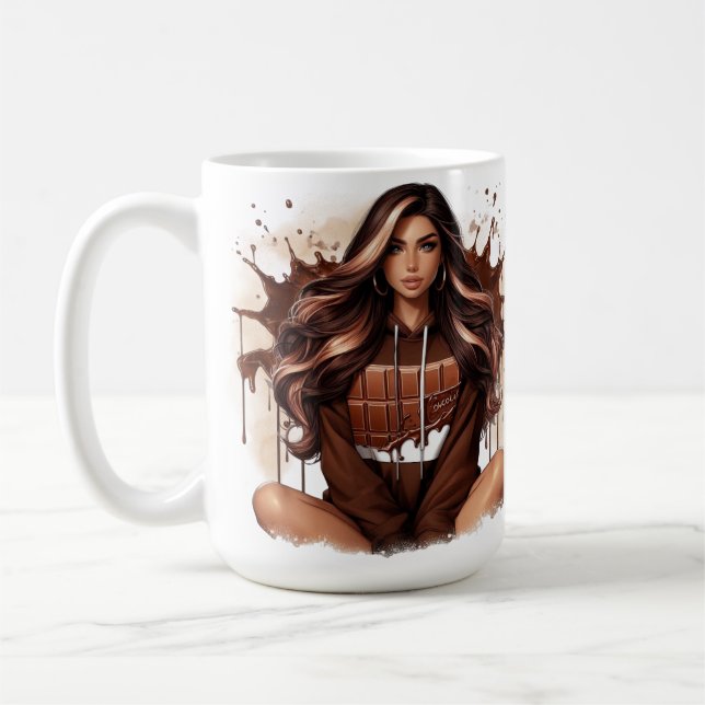 Caneca De Café Amantes de chocolate (Esquerda)