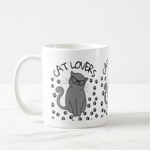 Caneca De Café Amantes de gatos