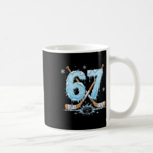 Caneca De Café Amantes de Hockey Engraçados Gotejamento 6-7 Númer