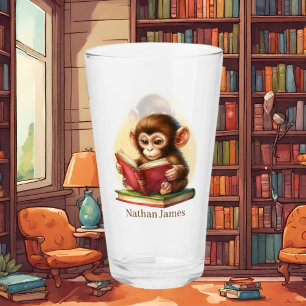 Caneca De Café Amantes de livros de macacos bonitos adicionam mon