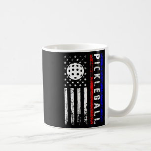 Caneca De Café Amantes de Pickleball 4 de Julho Bandeira American