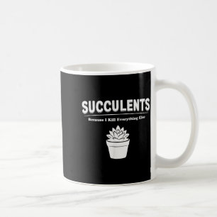 Caneca De Café Amantes de Suculentas Mulheres Mãe de Planta Senho