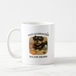 Caneca De Café Amantes do Cão Schnauzer Miniatura