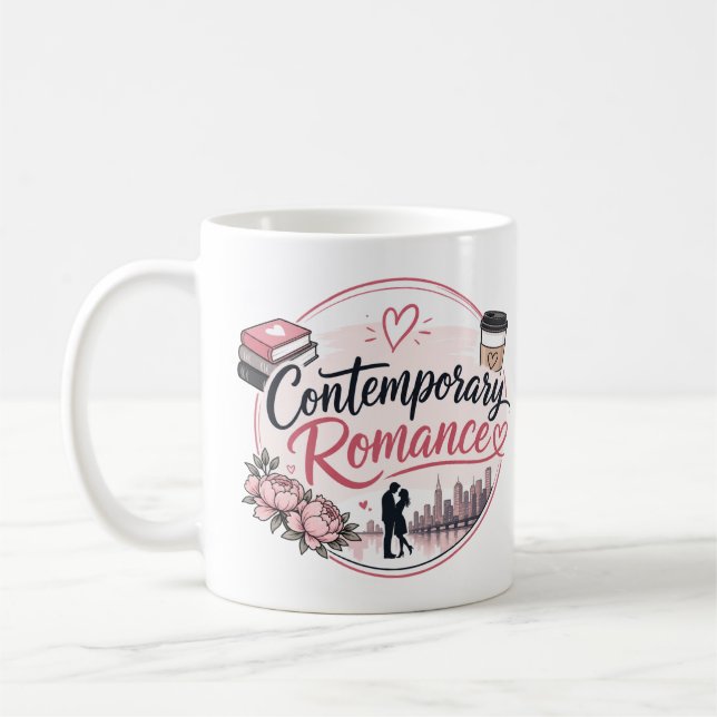 Caneca De Café Amantes do Gênero Romance Contemporâneo (Esquerda)