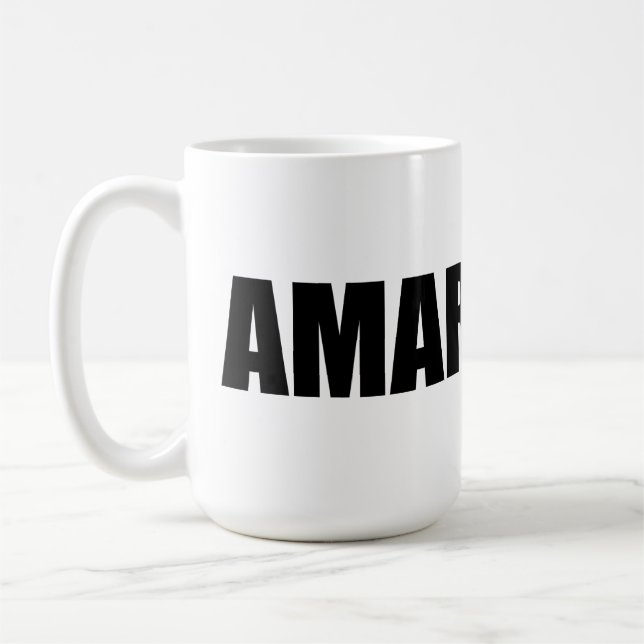 Caneca De Café Amar ama em espanhol (Esquerda)