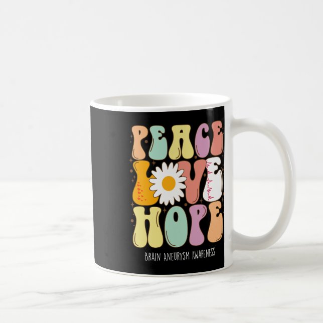 Caneca De Café Amar Presente de Consciência do Cérebro Esperança (Direita)
