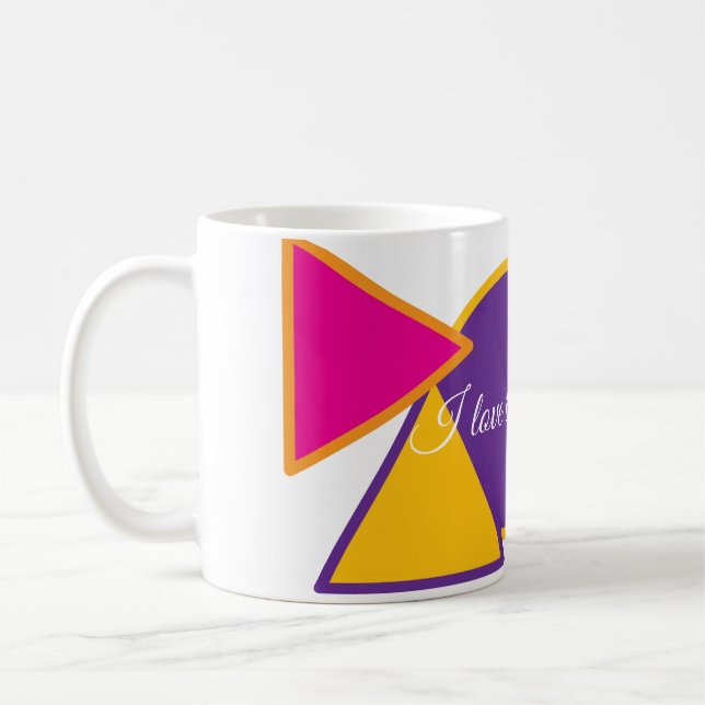 Caneca De Café amar ser design único (Esquerda)