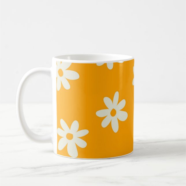 Caneca De Café Amarelo-Chico Amarelo-Branco Brilhante Y2K (Esquerda)