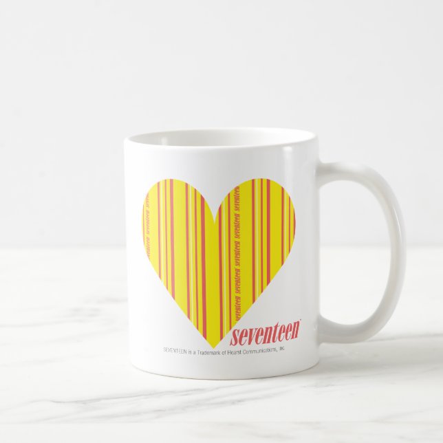 Caneca De Café Amarelo fino 3 das listras (Direita)