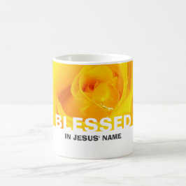 Caneca De Café Amarelo Floral Moderno Rosa BÊBADO