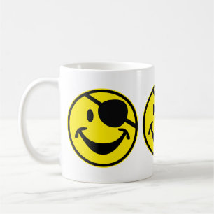 Caneca De Café Amarelo-pirata + seu traseiro. & ideias