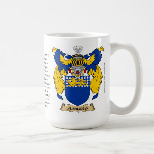 Caneca De Café Amato, a origem, o significado e a crista
