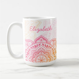 Caneca De Café Amaya Mandala 15 oz. Personalized Mug