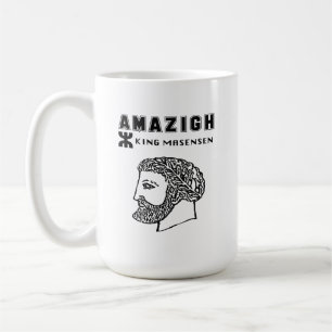 Caneca De Café amazigh rei Massinissa Kabyle algerie Marrocos