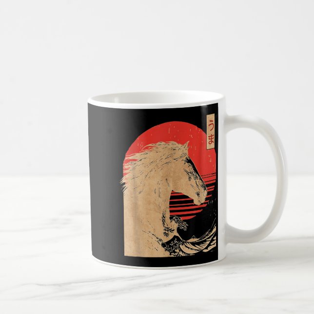Caneca De Café Amazing Chinese Year Of The Horse Japanese New Yea (Direita)