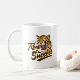 Caneca De Café Ambição selvagem - Rode seu caminho para o sucesso
