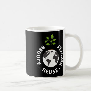 Caneca De Café Ambiente de presentes no dia da Terra do reciclage