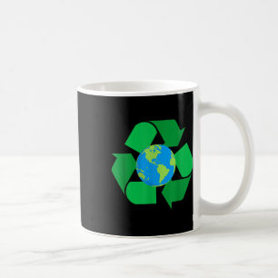 Caneca De Café Ambiente de Proteção Climática do Planeta reciclag