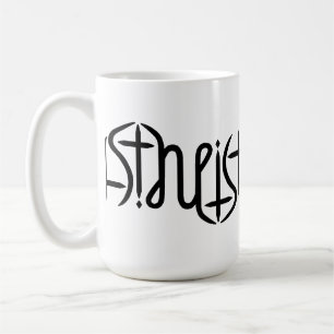 Caneca De Café Ambigram ateu - original