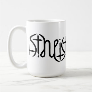 Caneca De Café Ambigram ateu - original
