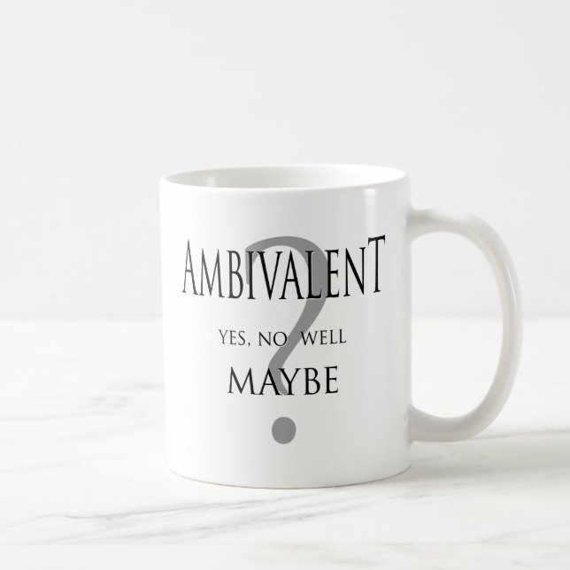 Caneca De Café Ambivalente (Direita)