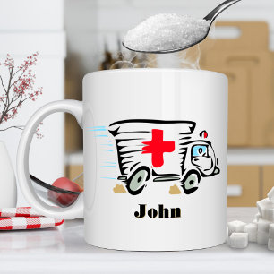 Caneca De Café Ambulância Medicina paramédica