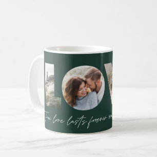 Caneca De Café Ame 4 foto-moderno presente personalizado mínimo