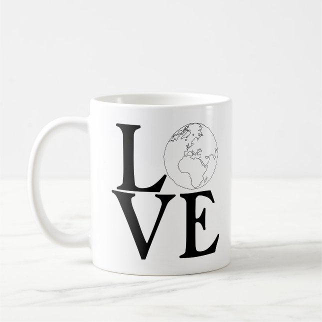 Caneca De Café Ame a Terra! (Esquerda)