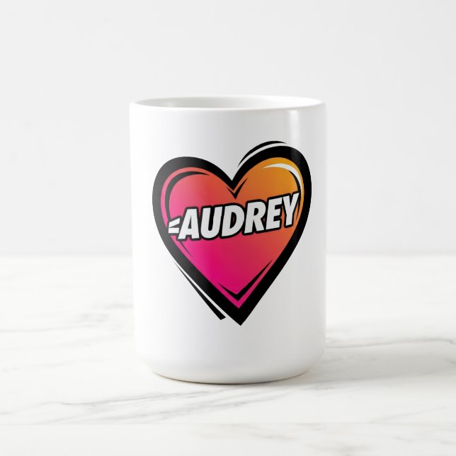 Caneca De Café Ame Audrey (Centro)