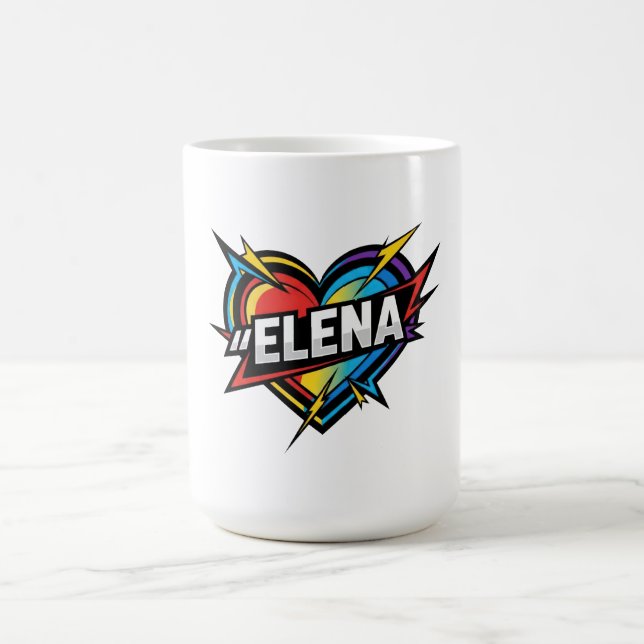 Caneca De Café Ame Elena (Centro)